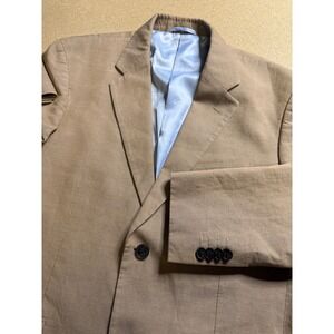 Rodd & Gunn Original‎ Fit Beige Cotton Linen Blazer Jacket - Woven in Italy